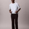Tricou de dormit Icon din bumbac Cotton Stretch cu monogramă