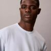 Tricou de dormit Icon din bumbac Cotton Stretch cu monogramă