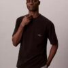 Tricou de dormit Icon din bumbac Cotton Stretch cu monogramă