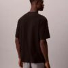 Tricou de dormit Icon din bumbac Cotton Stretch cu monogramă
