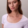 Tricou din bumbac cu nervuri