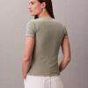 Tricou din bumbac cu nervuri Tricou din bumbac cu nervuri