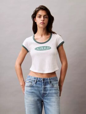 Tricou din bumbac și cașmir