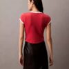 Tricou din bumbac și cașmir