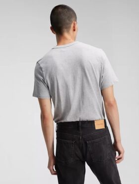 Tricou din bumbac neted cu Monogram
