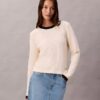 Tricou din tricot waffle
