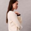Tricou din tricot waffle