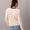 Tricou din tricot waffle