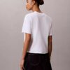 Tricou drept cu imprimeu grafic Calvin Klein în stil cursiv Tricou drept cu imprimeu grafic Calvin Klein în stil cursiv