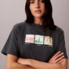 Tricou drept cu imprimeu grafic Nyc Photostrip Tricou drept cu imprimeu grafic Nyc Photostrip