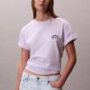 Tricou drept cu logo brodat Tricou drept cu logo brodat