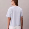 Tricou drept cu logo brodat Tricou drept cu logo brodat