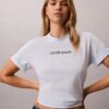 Tricou drept cu logo Calvin Klein Tricou drept cu logo Calvin Klein