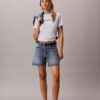 Tricou drept cu logo Calvin Klein Tricou drept cu logo Calvin Klein
