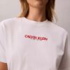 Tricou drept cu logo Calvin Klein Tricou drept cu logo Calvin Klein