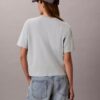 Tricou drept cu logo floral Tricou drept cu logo floral