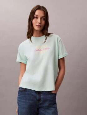 Tricou drept cu logo grafic 1968