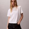 Tricou drept cu logo tip scris