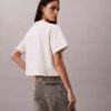 Tricou drept cu logo tipografic Tricou drept cu logo tipografic