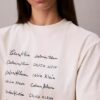 Tricou drept cu logo tipografic Tricou drept cu logo tipografic
