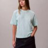 Tricou drept cu monogramă pe toată suprafața Tricou drept cu monogramă pe toată suprafața