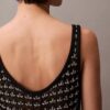 Tricou fără mâneci cu textură jacquard Tricou fără mâneci cu textură jacquard