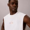 Tricou fără mâneci, scurt, cu imprimeu intens „Intense Power Pride”