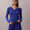 Tricou Henley ușor, cu textură tip waffle Tricou Henley ușor, cu textură tip waffle