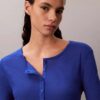 Tricou Henley ușor, cu textură tip waffle Tricou Henley ușor, cu textură tip waffle