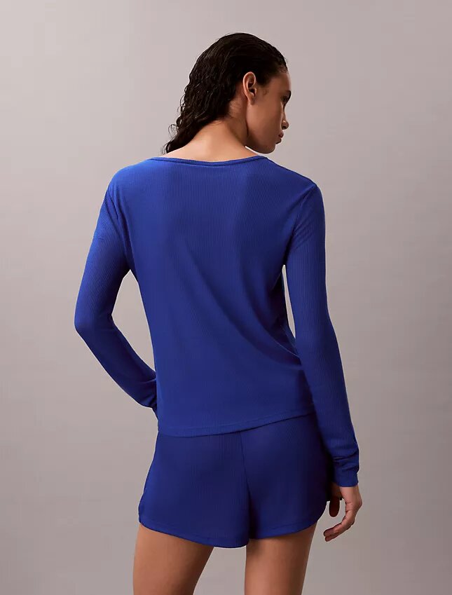 Tricou Henley ușor, cu textură tip waffle Tricou Henley ușor, cu textură tip waffle