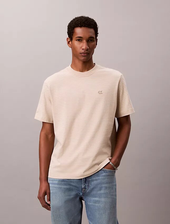 Tricou lejer cu dungi Tricou lejer cu dungi