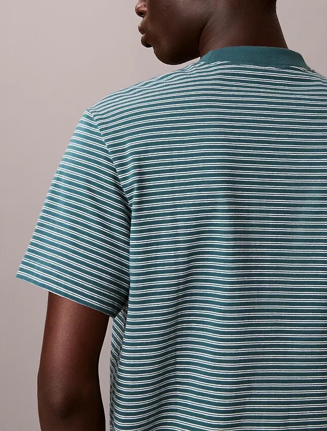 Tricou lejer cu dungi Tricou lejer cu dungi