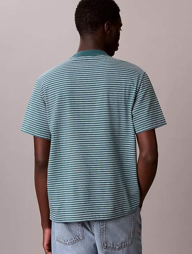 Tricou lejer cu dungi Tricou lejer cu dungi