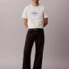 Tricou lejer cu dungi și Monogram
