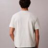 Tricou lejer cu dungi și Monogram
