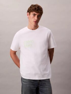 Tricou lejer cu imprimeu circular