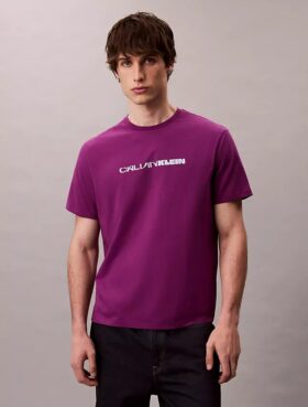 Tricou lejer cu imprimeu cu logo îndrăzneț
