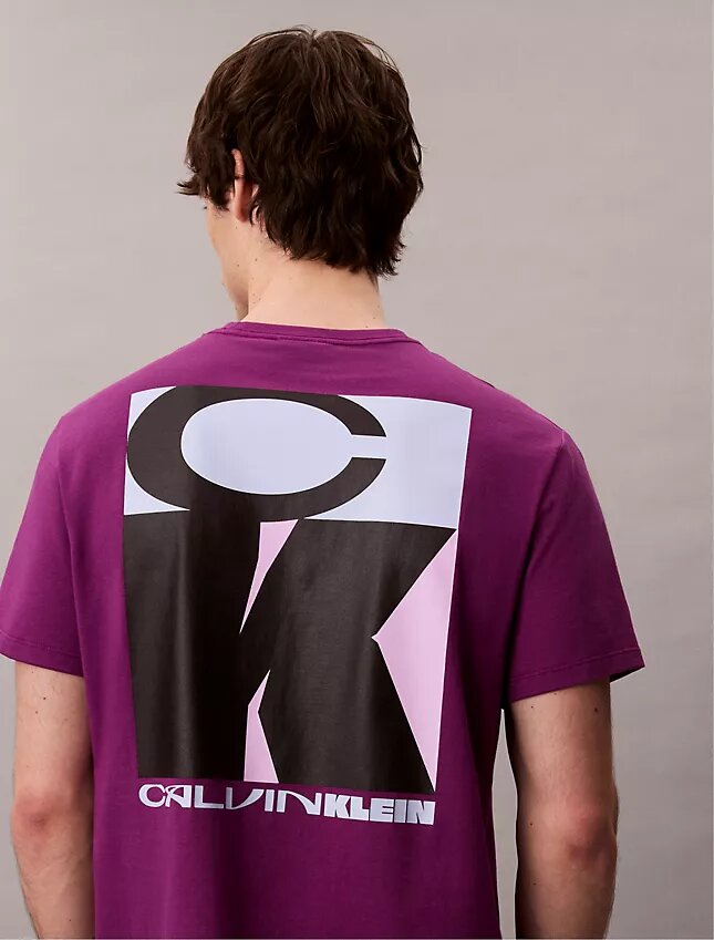 Tricou lejer cu imprimeu cu logo îndrăzneț Tricou lejer cu imprimeu cu logo îndrăzneț