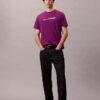 Tricou lejer cu imprimeu cu logo îndrăzneț Tricou lejer cu imprimeu cu logo îndrăzneț