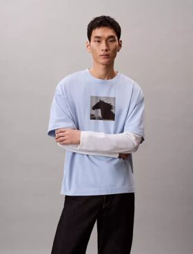Tricou lejer cu imprimeu pentru Anul Nou Lunar