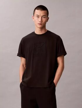 Tricou lejer cu logo emblematic