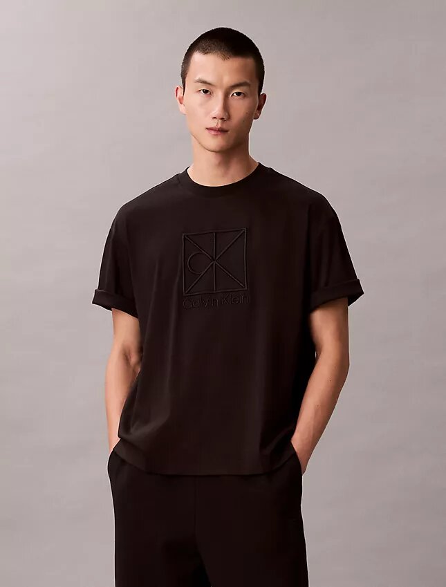Tricou lejer cu logo emblematic Tricou lejer cu logo emblematic