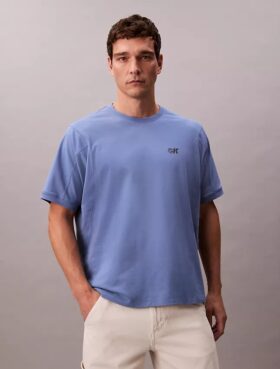 Tricou lejer cu logo grafic Pique răcoritor