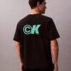 Tricou lejer cu logo grafic Pique răcoritor