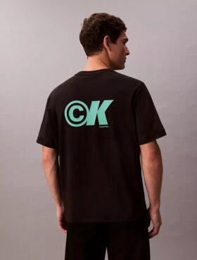 Tricou lejer cu logo grafic Pique răcoritor