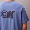 Tricou lejer cu logo grafic Pique răcoritor