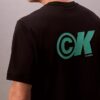 Tricou lejer cu logo grafic Pique răcoritor