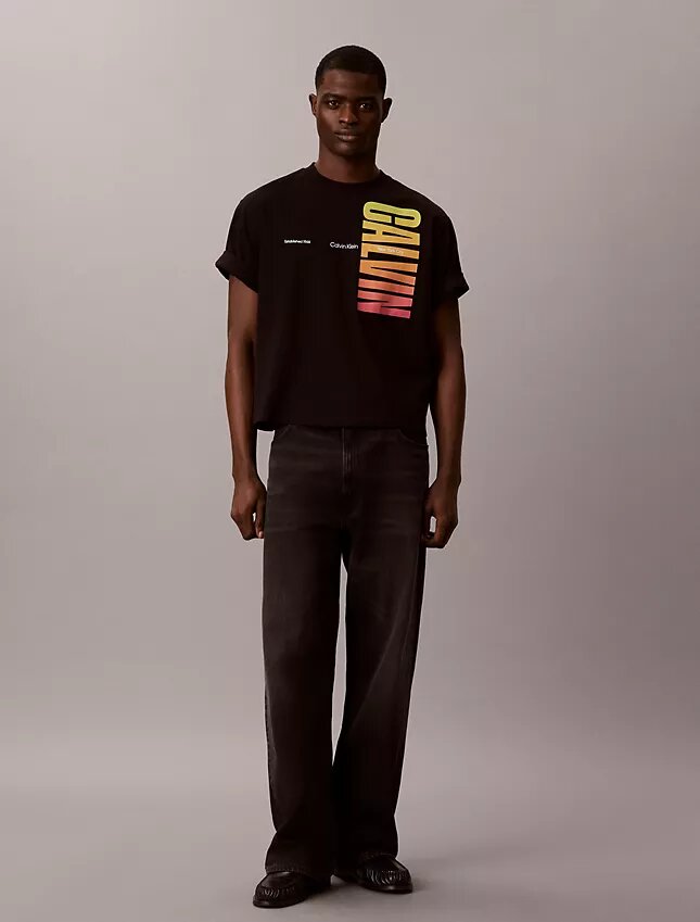 Tricou lejer cu logo Pride Bold Tricou lejer cu logo Pride Bold