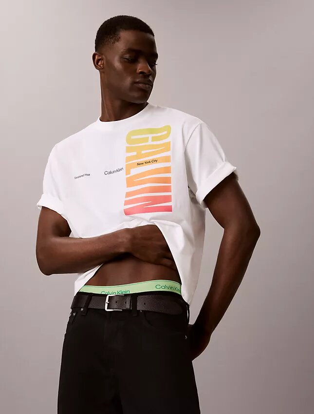 Tricou lejer cu logo Pride Bold Tricou lejer cu logo Pride Bold