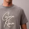 Tricou lejer cu logo script Tricou lejer cu logo script